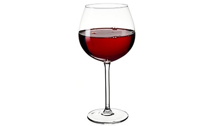 Calice da vino rosso