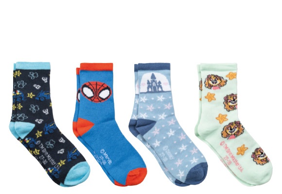 FROZEN/PAW PATROL/SPIDERMAN Calze per bambini 2 paia