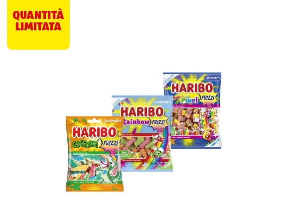 HARIBO Caramelle gommose frizzanti
