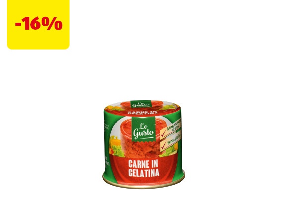 LE GUSTO Carne bovina in gelatina