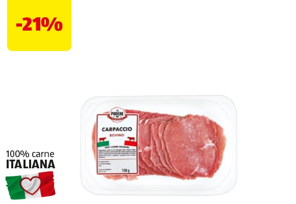IL PODERE Carpaccio di bovino
