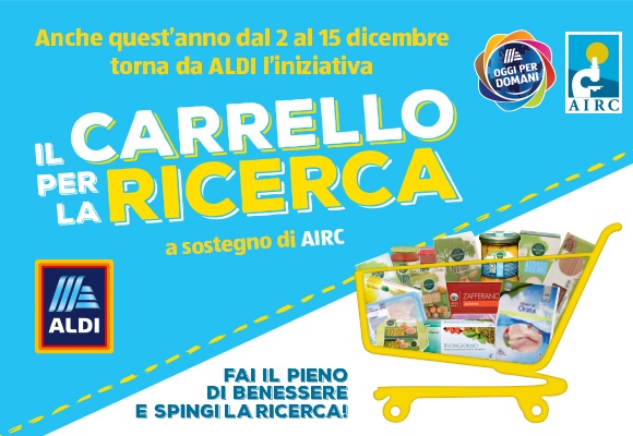 Il carrello di ALDI per la ricerca
