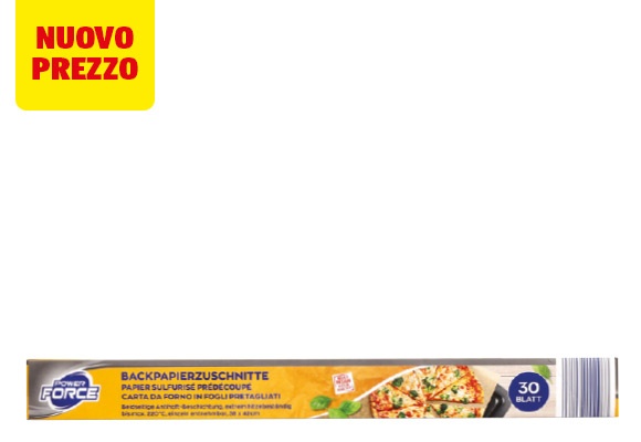 POWER FORCE Carta forno in fogli