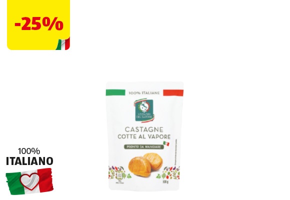 I COLORI DEL SAPORE Castagne italiane cotte al vapore