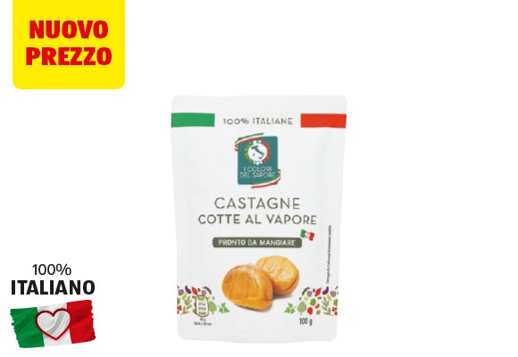 I COLORI DEL SAPORE Castagne italiane cotte al vapore