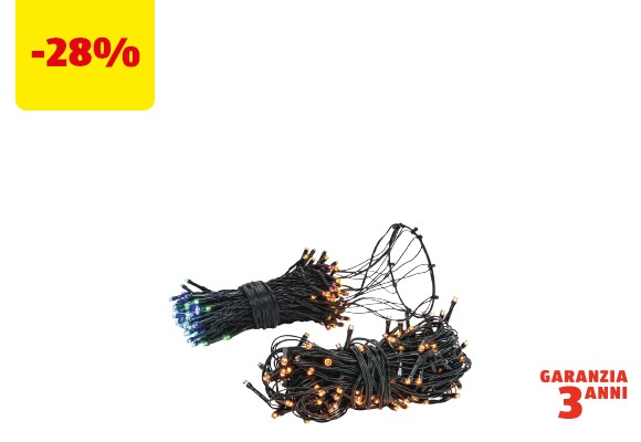 HOME CREATION Catena luminosa LED per albero di Natale