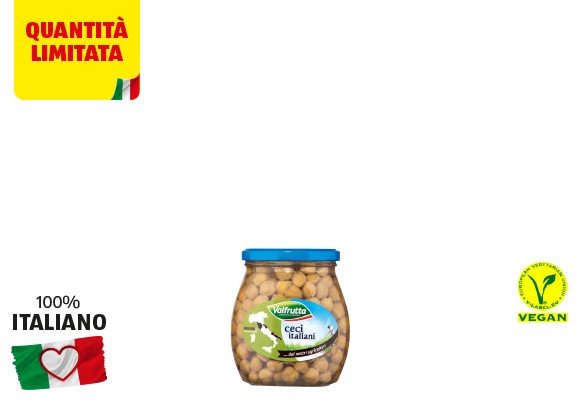 VALFRUTTA Ceci in vetro