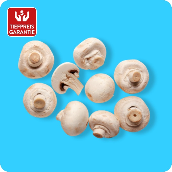 Champignons, weiß
