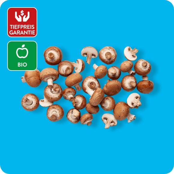 Bio Champignons, braun