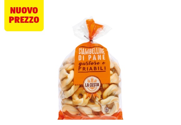 LA CESTA Ciambelline di pane biscottato