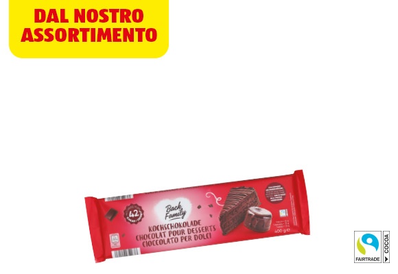 BACK FAMILY Cioccolato per dolci
