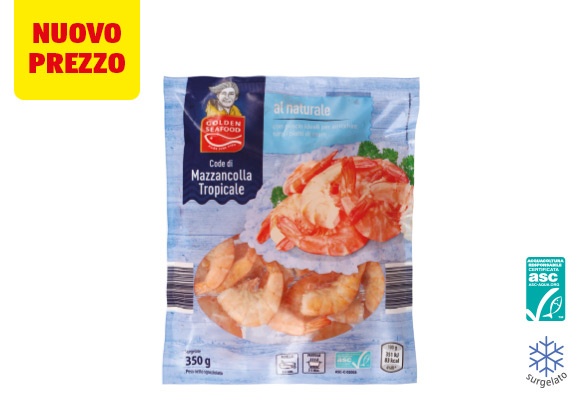 GOLDEN SEAFOOD Code di mazzancolla tropicale