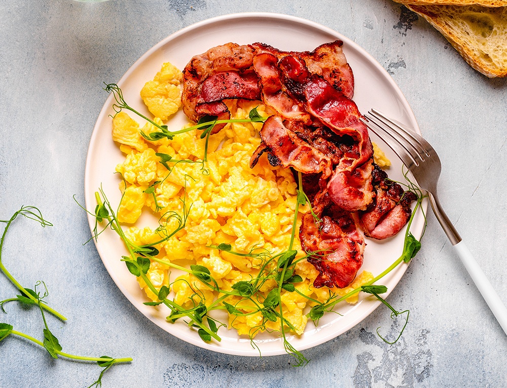 Colazione proteica salata