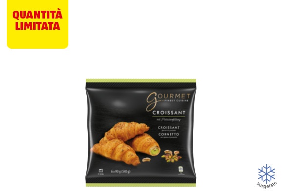 GOURMET Cornetto con ripieno al pistacchio