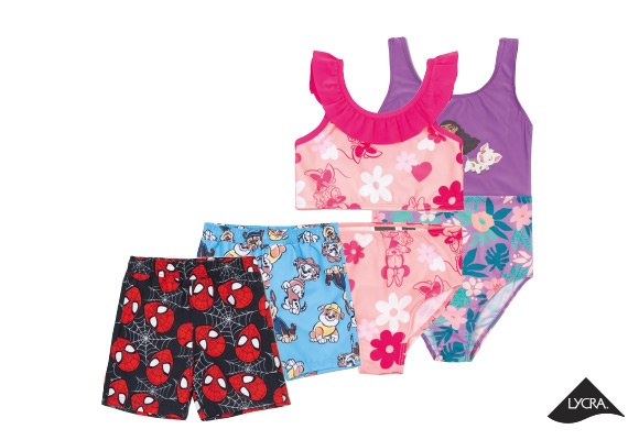 DISNEY / PAW PATROL / SPIDERMAN Costumi da bagno per bambini