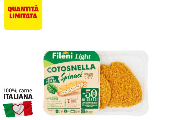 FILENI Cotosnella con spinaci
