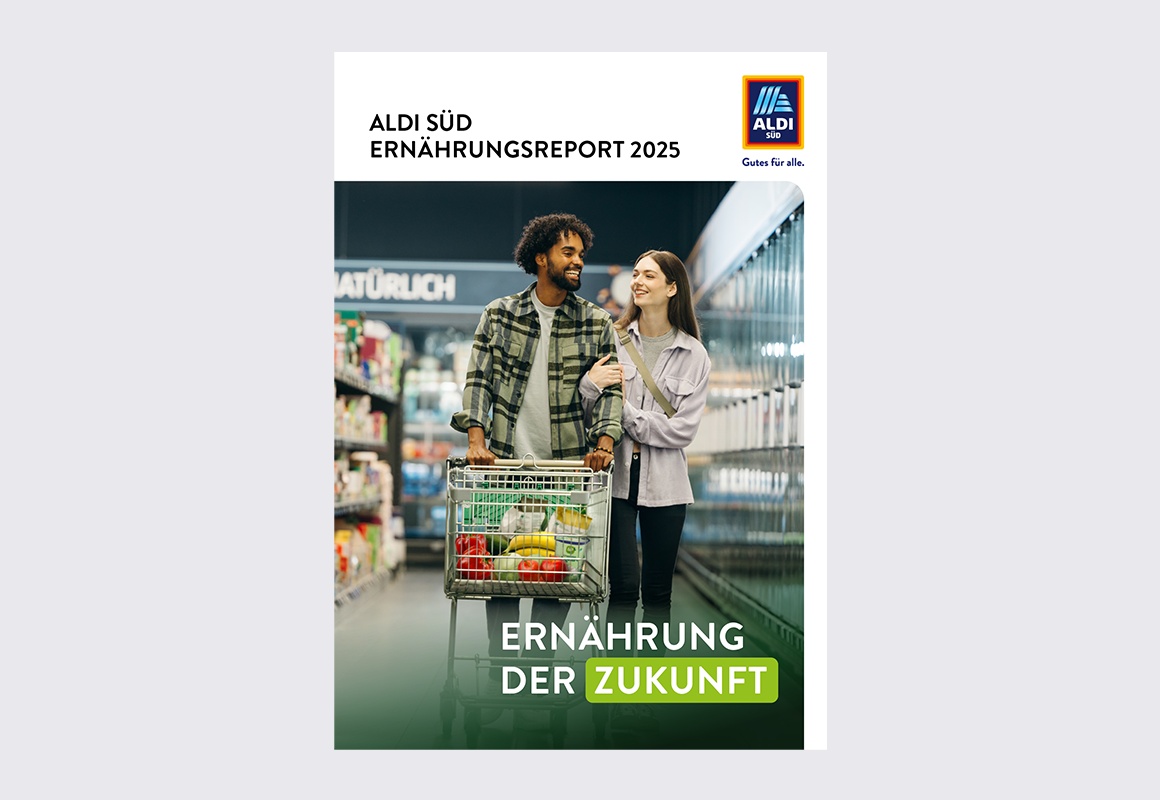 Cover des ALDI SÜD Ernährungsreports.