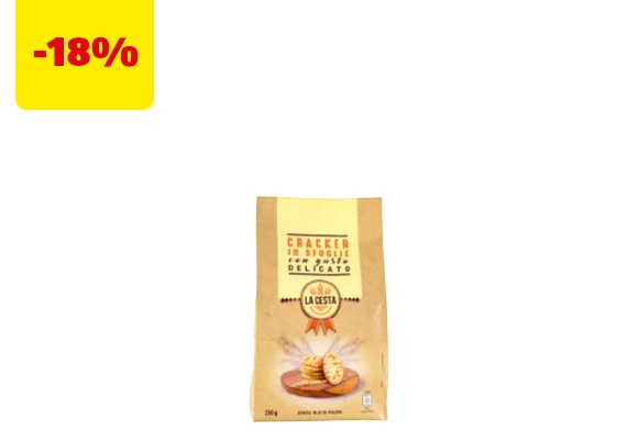 LA CESTA Cracker in sfoglie