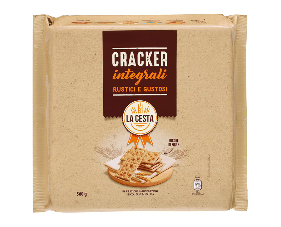 Cracker integrali 560 g