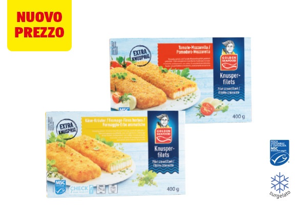 GOLDEN SEAFOOD Croccole di merluzzo MSC