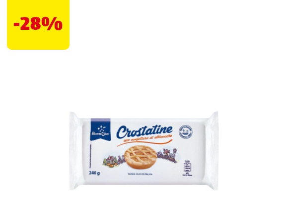 BUON'ORA Crostatine all'albicocca