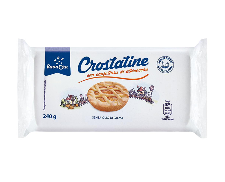 Crostatine albicocca 240 g