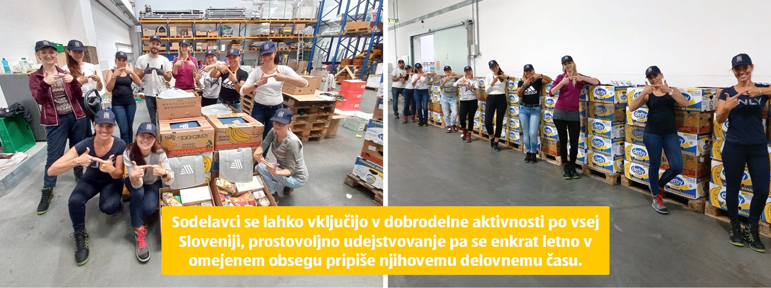 Hoferjevi sodelavci v skladišču