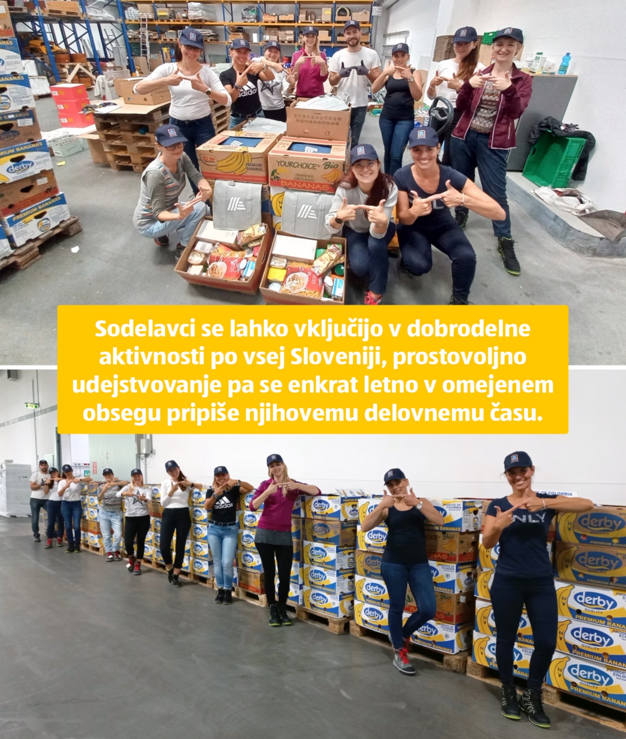 Hoferjevi sodelavci v skladišču