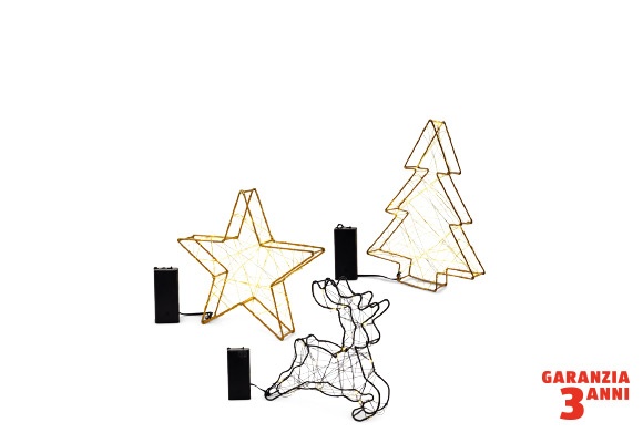 HOME CREATION Decorazione natalizia a LED