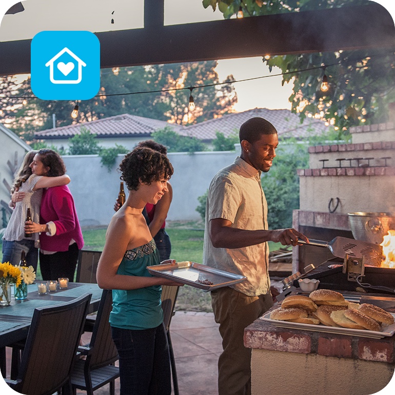 Gartenparty mit Outdoorküche