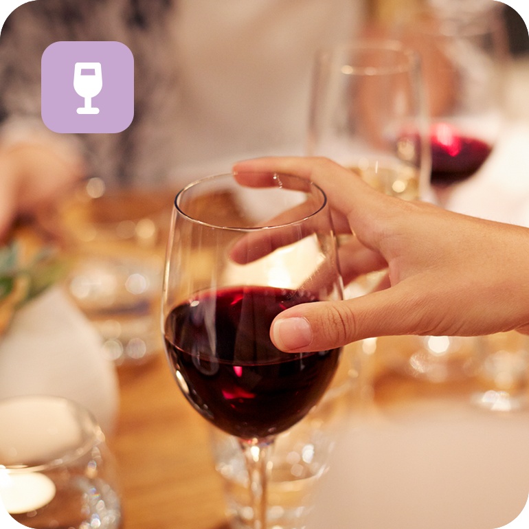 Detailbild Rotweinglas