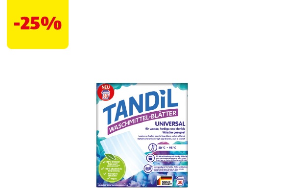 TANDIL Detersivo lavatrice in fogli