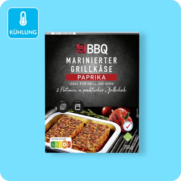 Marinierter Grillkäse