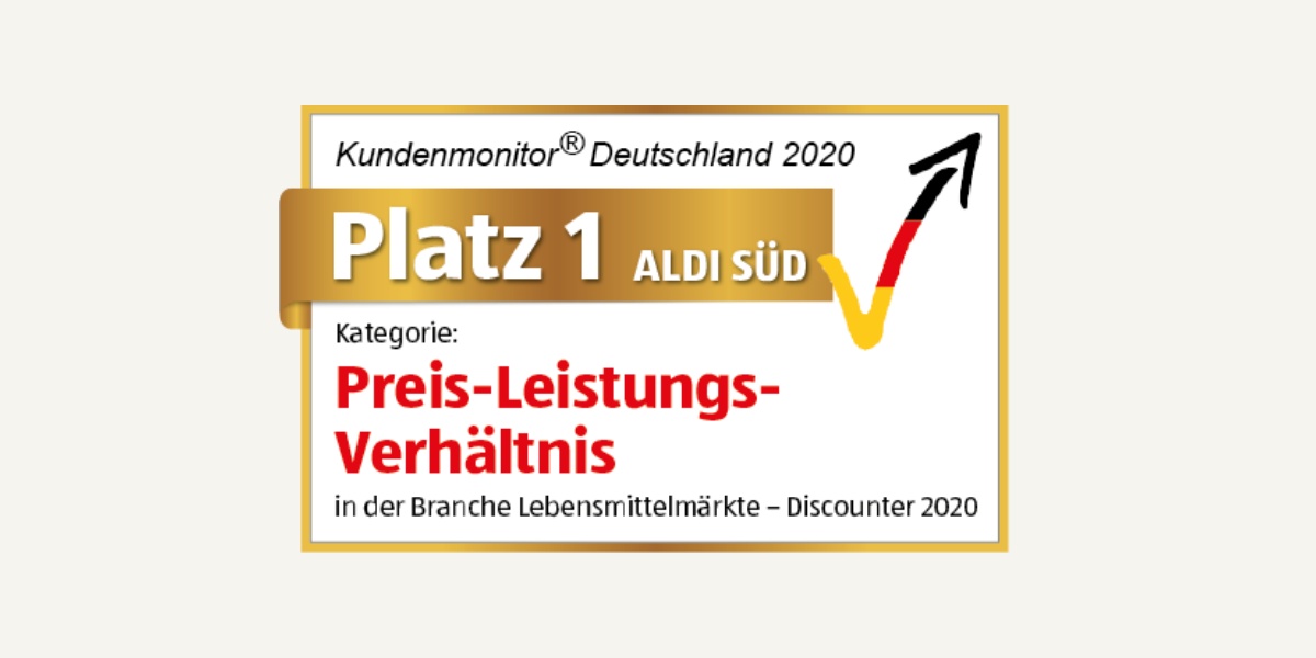 Unsere Auszeichnungen Aldi Sud
