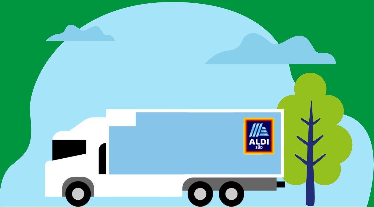 Grafik einer Lebensmitteltüte, die einer Person überreicht wird.