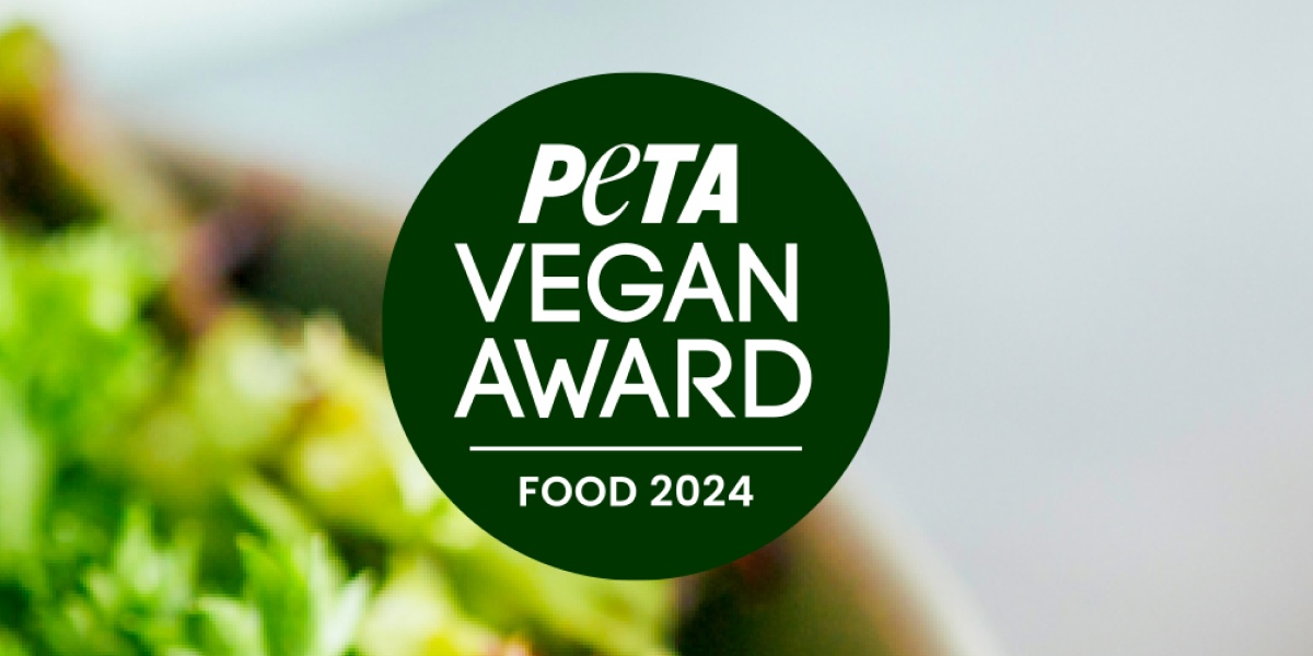 Logo des PETA Vegan Food Awards 2024.