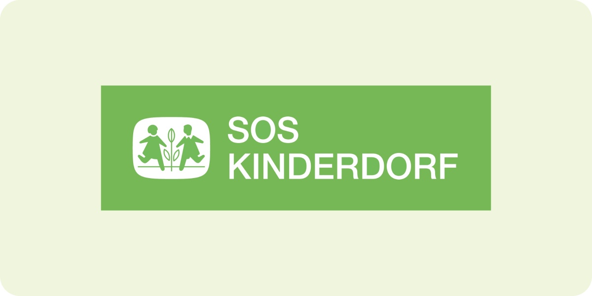 Logo des SOS Kinderdorfs.