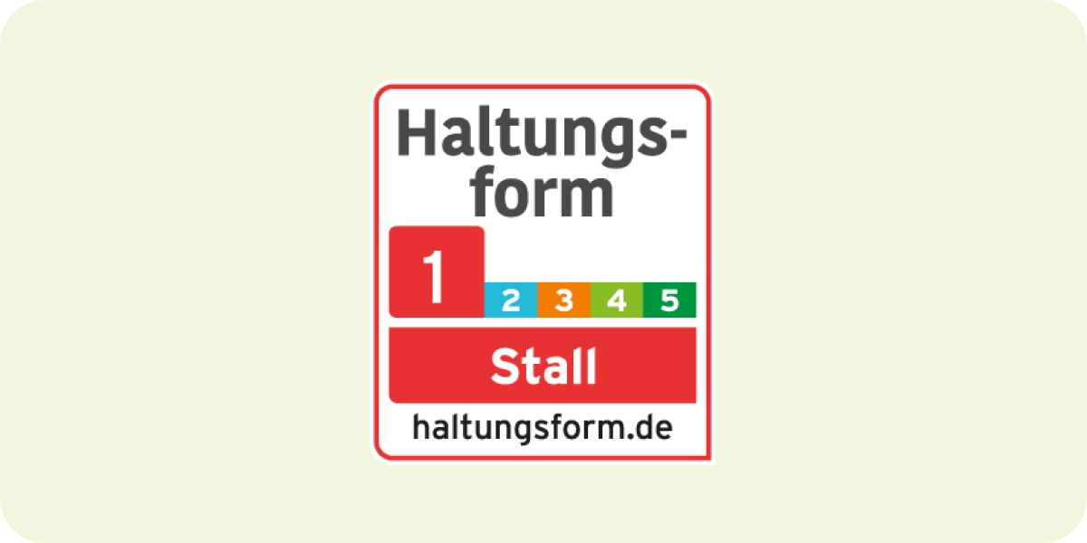 Label der Haltungsfrom 1