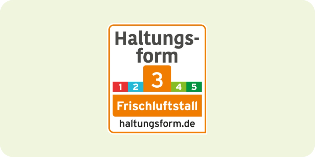 Label der Haltungsfrom 3