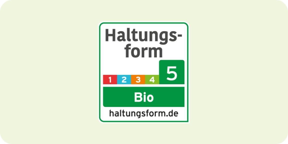 Label der Haltungsfrom 5