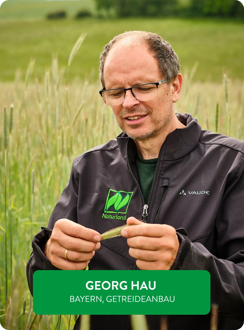 Naturland-Landwirt Georg Hau.