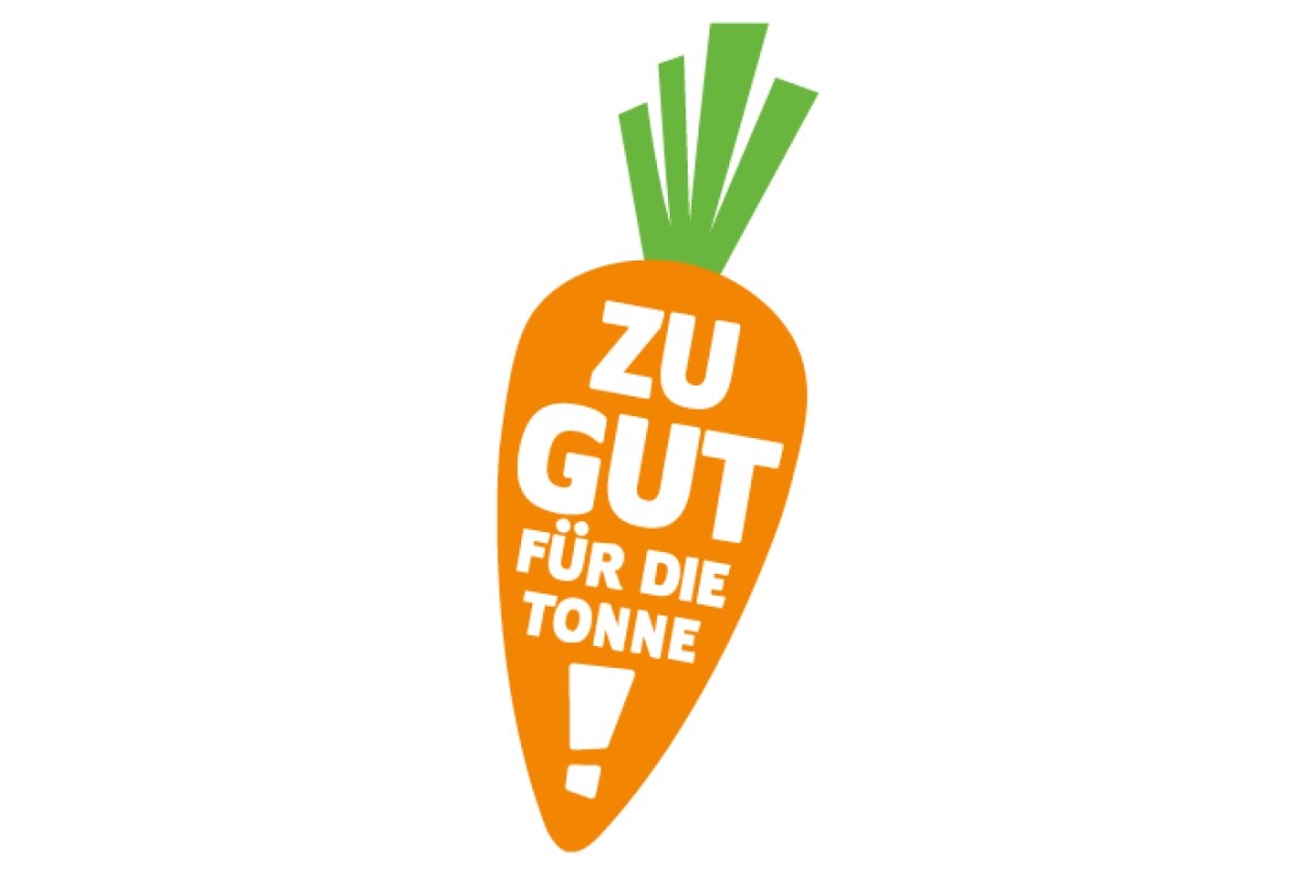 Das Logo der bundesweiten Strategie Zu gut für die Tonne.