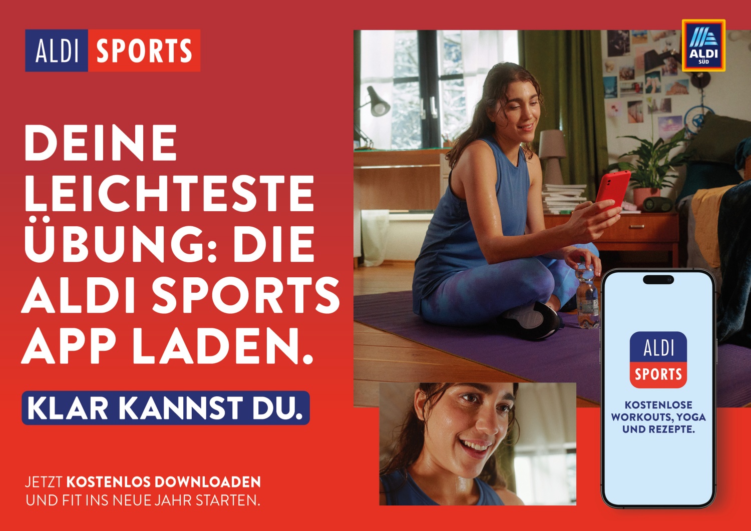 Klar kannst du ALDI SPORTS launcht Digital Kampagne