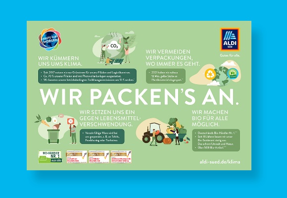 Neue Kampagne: ALDI SÜD spricht über Umweltschutz 