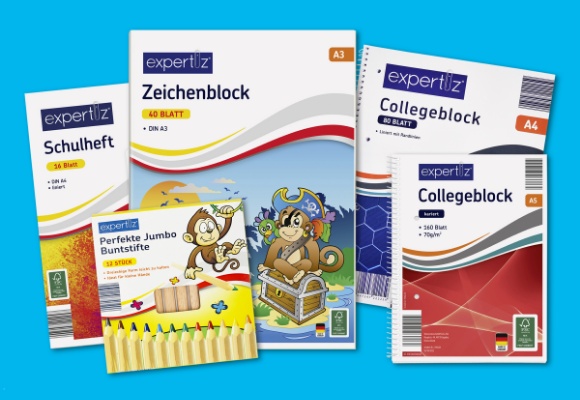 Besonders günstig ausgestattet ins neue Schuljahr – mit bewährten Schreibwaren von ALDI SÜD 