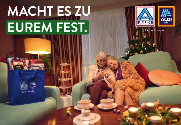 ALDI Weihnachtskampagne: „Macht es zu eurem Fest“