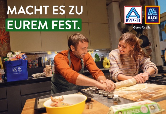 ALDI Weihnachtskampagne: „Macht es zu eurem Fest“