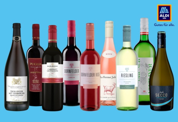 Bis zu 42 Prozent günstiger: Sommerweine zum Probierpreis bei ALDI SÜD