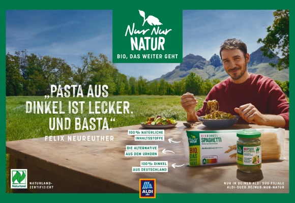 Felix Neureuther und ALDI SÜD: Gemeinsam für bewusste Ernährung und „NUR NUR NATUR“ 