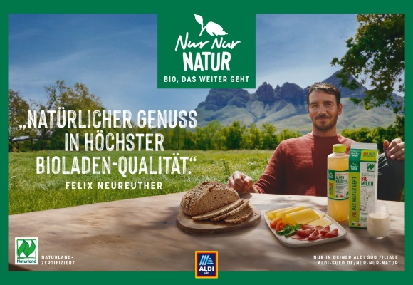 Felix Neureuther und ALDI SÜD: Gemeinsam für bewusste Ernährung und „NUR NUR NATUR“ 